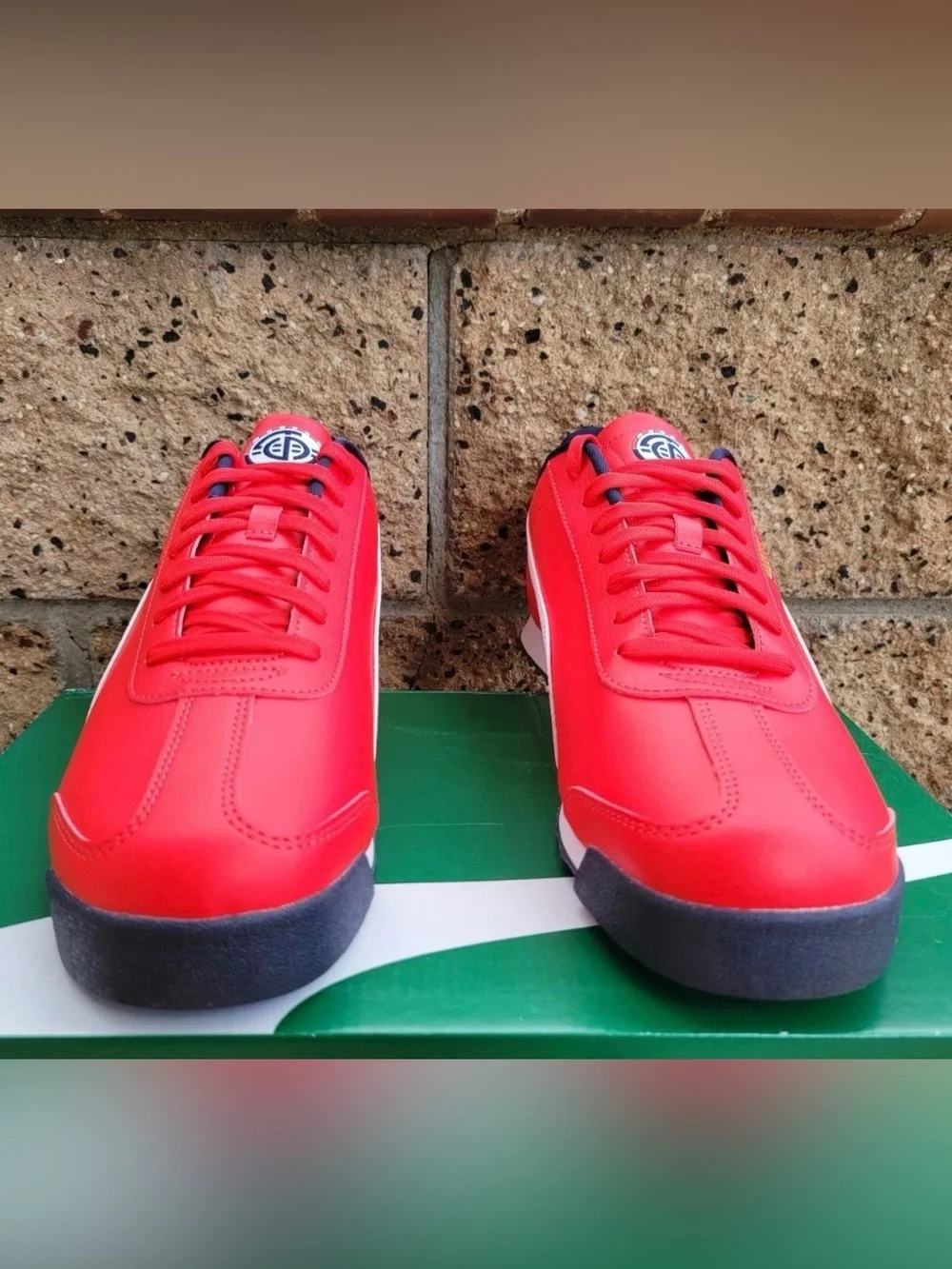 PUMA Roma Country Pack Shoes Men's Red Sneakers 389179 01 New Sz 10.5